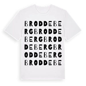 Broddeberg ordlek t-shirt – ekologisk bomull t-shirt från Pinshirt