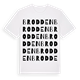 Brodden ordlek t-shirt