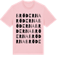 Pink Cotton t-shirt med Bröderna ordlek t-shirt
