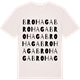 Vintage White t-shirt med Brohaga ordlek t-shirt