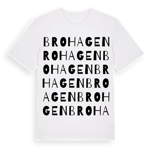 Brohagen ordlek t-shirt – ekologisk bomull t-shirt från Pinshirt
