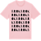 Pink Cotton t-shirt med Brok ordlek t-shirt