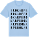 Blue Soul t-shirt med Brokarp ordlek t-shirt