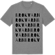 Mid Heather Gray t-shirt med Brokvarn ordlek t-shirt