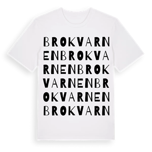 Brokvarnen ordlek t-shirt – ekologisk bomull t-shirt från Pinshirt