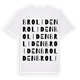 White t-shirt med Broliden ordlek t-shirt