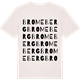 Vintage White t-shirt med Bromeberg ordlek t-shirt