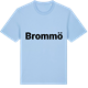 Blue Soul t-shirt med Brommö fetstil t-shirt