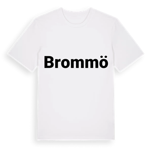 Brommö fetstil t-shirt – ekologisk bomull t-shirt från Pinshirt