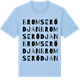Blue Soul t-shirt med Bromserödjan ordlek t-shirt