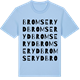 Blue Soul t-shirt med Bromseryd ordlek t-shirt