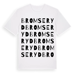 Bromseryd ordlek t-shirt – ekologisk bomull t-shirt från Pinshirt