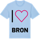 Blue Soul t-shirt med Jag älskar Bron t-shirt stort tryck