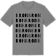 Mid Heather Gray t-shirt med Bron ordlek t-shirt