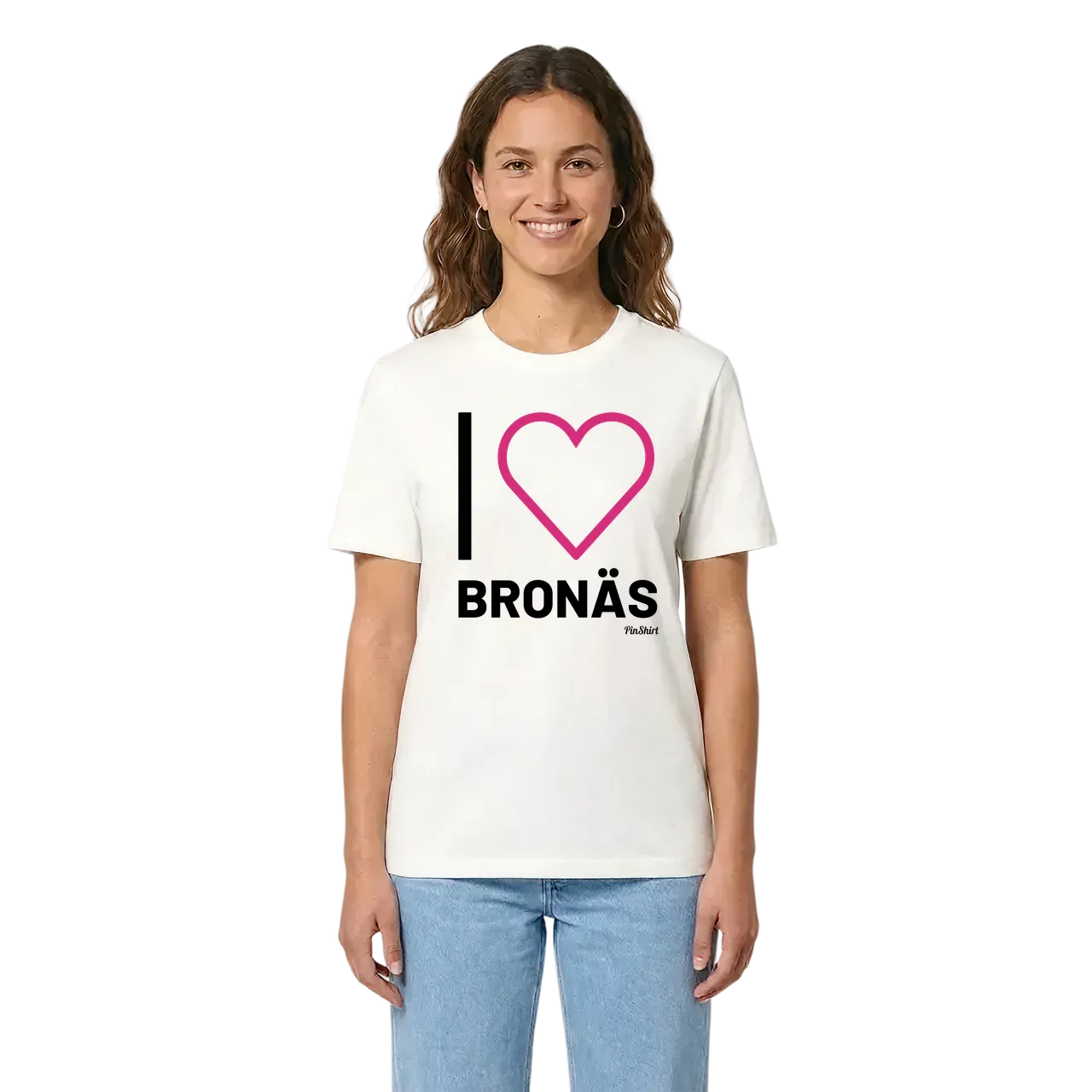 Jag älskar Bronäs t-shirt stort tryck i miljö