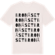 Vintage White t-shirt med Bronäset ordlek t-shirt