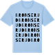 Blue Soul t-shirt med Bronserud ordlek t-shirt
