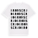 Bronserud ordlek t-shirt