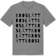 Mid Heather Gray t-shirt med Broslätt ordlek t-shirt