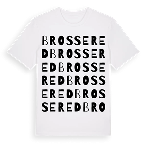 Brossered ordlek t-shirt – ekologisk bomull t-shirt från Pinshirt