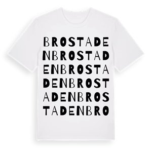 Brostaden ordlek t-shirt – ekologisk bomull t-shirt från Pinshirt