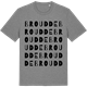 Mid Heather Gray t-shirt med Broudde ordlek t-shirt