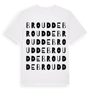 Broudde ordlek t-shirt – ekologisk bomull t-shirt från Pinshirt