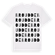 Broudde ordlek t-shirt