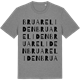 Mid Heather Gray t-shirt med Bruareliden ordlek t-shirt