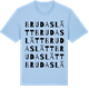 Blue Soul t-shirt med Brudaslätt ordlek t-shirt