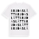 Brudaslätt ordlek t-shirt