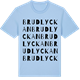 Blue Soul t-shirt med Brudlyckan ordlek t-shirt