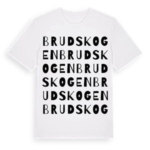 Brudskogen ordlek t-shirt – ekologisk bomull t-shirt från Pinshirt