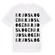 Brudskogen ordlek t-shirt