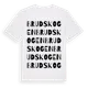 White t-shirt med Brudskogen ordlek t-shirt