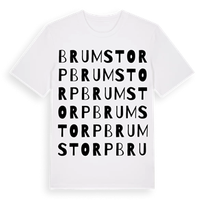 Brumstorp ordlek t-shirt – ekologisk bomull t-shirt från Pinshirt