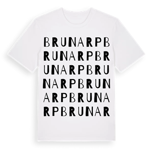 Brunarp ordlek t-shirt – ekologisk bomull t-shirt från Pinshirt