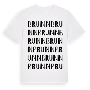 Brunn ordlek t-shirt – ekologisk bomull t-shirt från Pinshirt