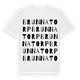 Brunnatorp ordlek t-shirt