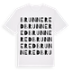 Brunnered ordlek t-shirt
