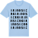 Blue Soul t-shirt med Brunnsberg ordlek t-shirt