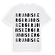 White t-shirt med Brunnsberg ordlek t-shirt