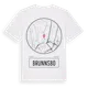 White t-shirt med Brunnsbo t-shirt