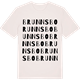 Vintage White t-shirt med Brunnsbo ordlek t-shirt