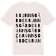 Vintage White t-shirt med Brunnsgärde ordlek t-shirt