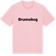 Pink Cotton t-shirt med Brunnskog fetstil t-shirt