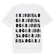 Brunnskog ordlek t-shirt