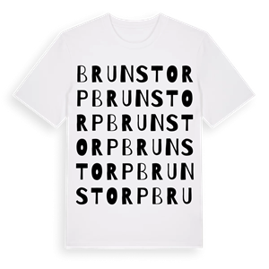 Brunstorp ordlek t-shirt – ekologisk bomull t-shirt från Pinshirt