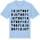 Blue Soul t-shirt med Bruntorp ordlek t-shirt