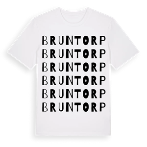 Bruntorp ordlek t-shirt – ekologisk bomull t-shirt från Pinshirt